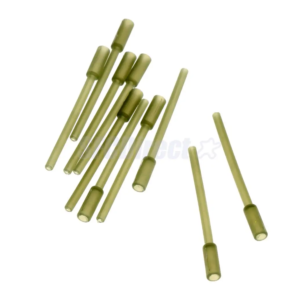 10/20/30pcs Carp Fishing Hard Inline Lead Inserts Shockleader Sleeve Making Equipment Deep Zone Teriminal Tackle