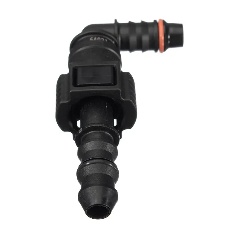 

9.49MM SAE 5/16 inch 8MM Elbow 90 degree Nylon Fuel Line Quick Connector Release Hose