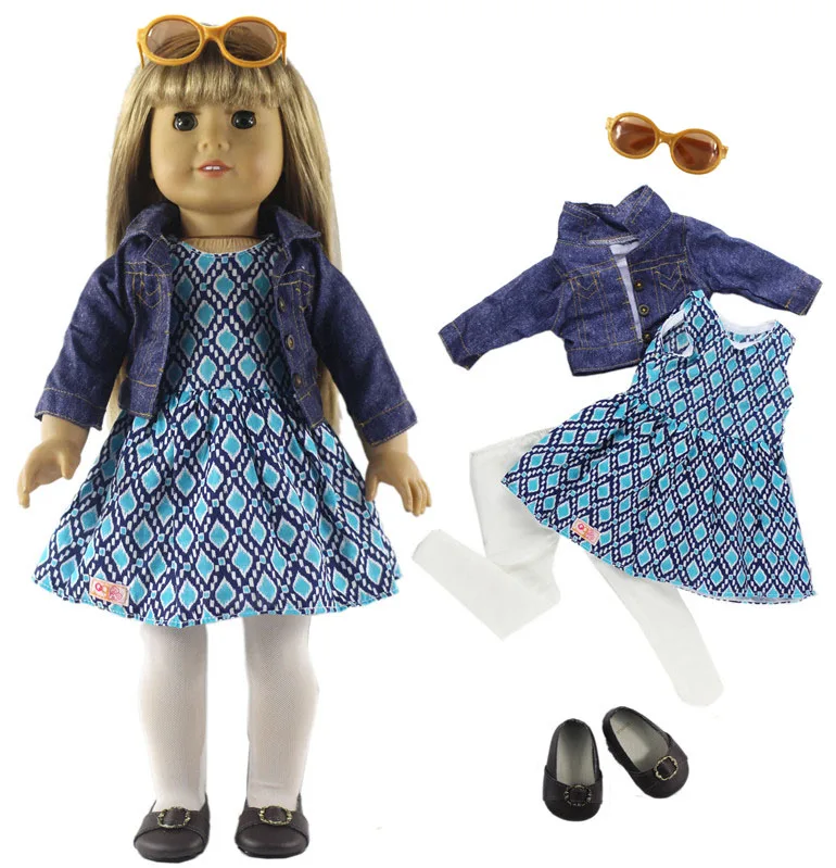 Много стилей на выбор 18 дюймов кукольная одежда для американской куклы или Куклы нашего поколения, 18 дюймов кукольные аксессуары