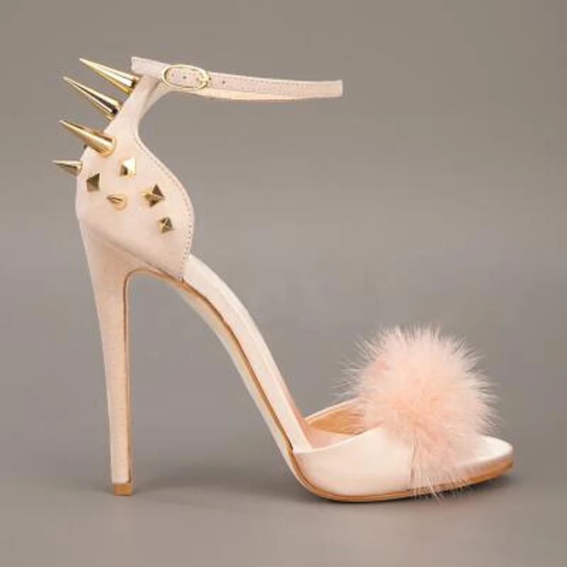 2016-new-arrival-concise-but-fashion-women-sandals-rabbit-hair-rivets-studded-high-heels-buckle-strap
