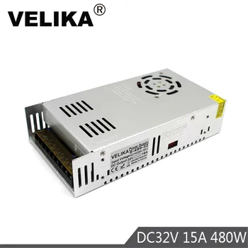 

DC32V Power Supply Switch 15A 480W Driver Transformer AC110V 220V to DC 32V Power Supplies for Led lamp CNC CCTV Stepper Motor