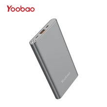 Yoobao A1 10000 mAh Ultra Mince Li-Polymère Batterie De Secours Chargeur de Téléphone Portable Universel Portable Banque Chargeur pour iPhone Xiaomi LG