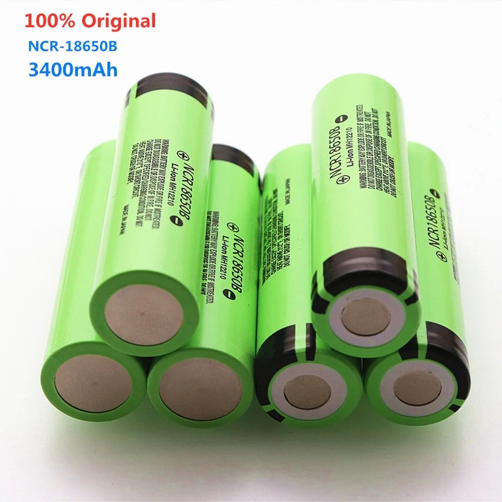 4~ 10 шт NCR18650B 3,7 v 3400 mah 18650 литиевая аккумуляторная батарея для Panasonic фонарик батареи
