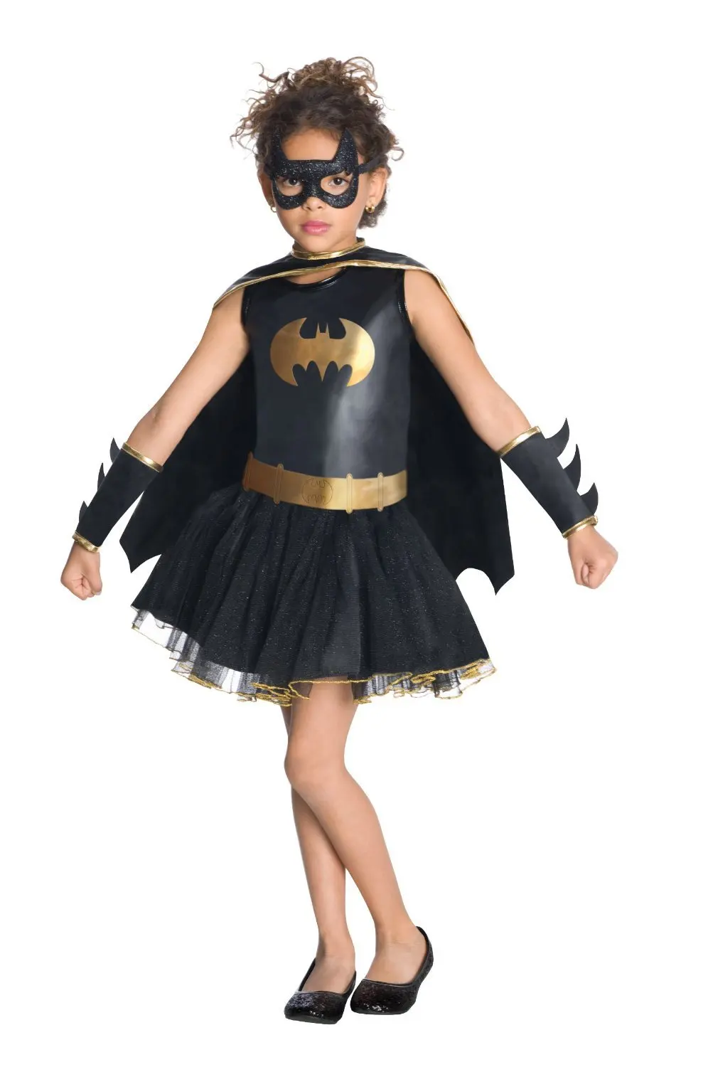 Girl/'s Batwoman Style Skirt Costume//Fancy Dress Batman Style Superhero