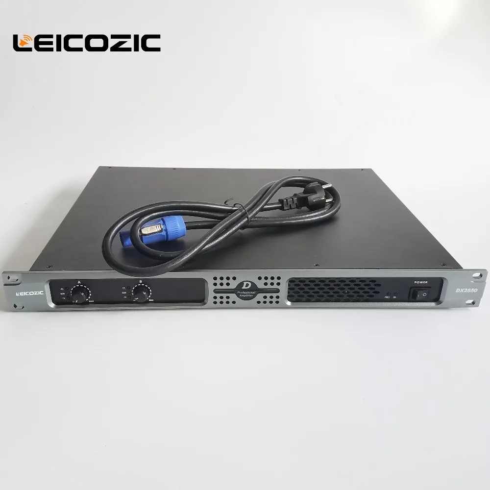 Leicozic DX2550 2x900 Вт RMS 4 Ом усилители мощности профессиональные Усилители звука усилитель класса d 1u музыкальный усилитель для сцены