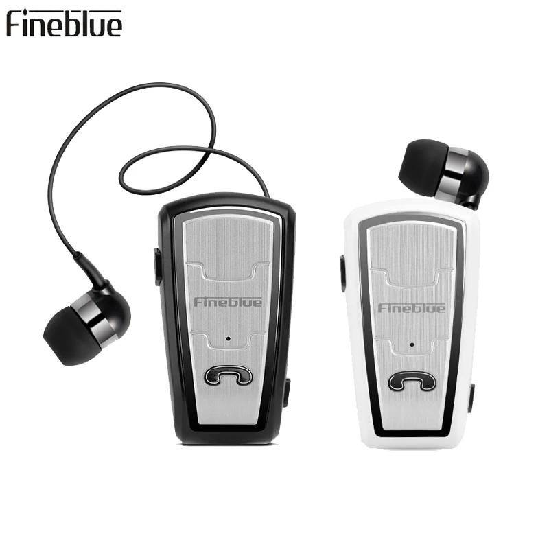 

New Fineblue FQ208 Bluetooth Headset Retractable Sport Wireless Earphone Clip Headphones with Micr Handsfree Bluetooth for Phone