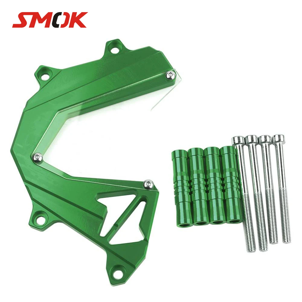 SMOK Motorcycle CNC Aluminum Panel Left Engine Guard Chain Cover Protector Front Sprocket For Kawasaki Z800 2013-2016 | Автомобили и