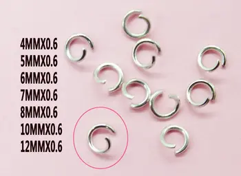 

free delivery !! Wholesale 500gram Open mouth jump ring 5/6/7/8/10/12MM JEWELRY FINDINGS strong close mouth jump ring