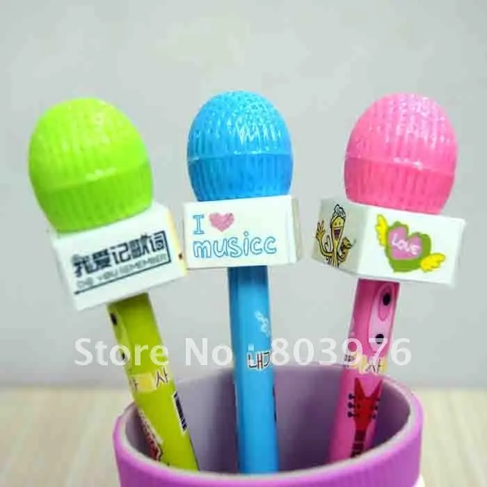 Wholesale Cute Microphone shape / style model /fashion ball pen on