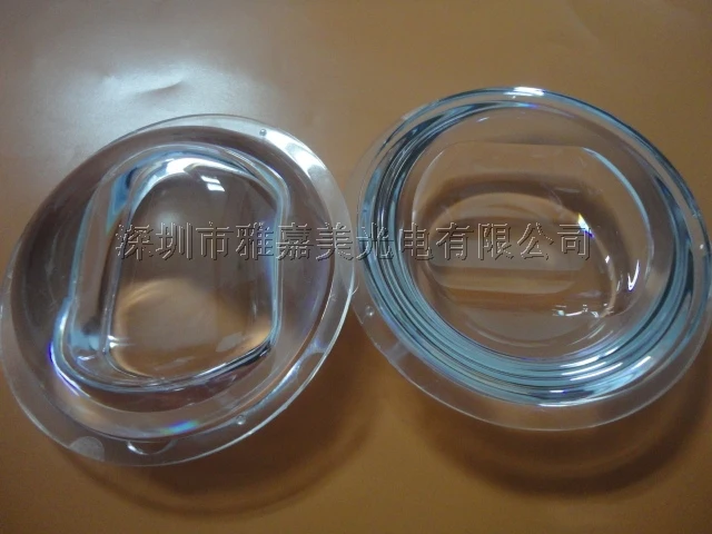 

Streetlights lens , diameter 55.5mm, 30 x 120 Degrees concave-convex lenses,Plastic LED lens
