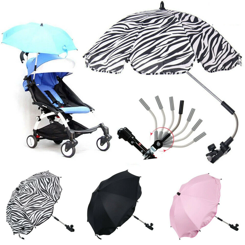 

Baby Pram Buggy Pushchair Universal Automatic Parasal UV Umbrella Sunshade Canopy UV Protection