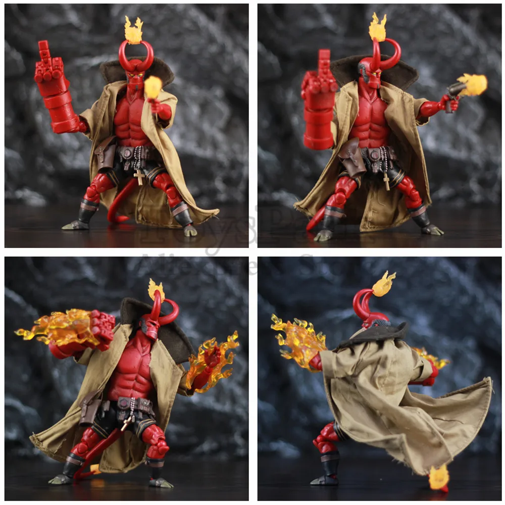 Hellboy Anung Un Rama 1/12 6 &quotфигурка фартук меч ружье ко 1000 игрушки Mignola большой ребенок