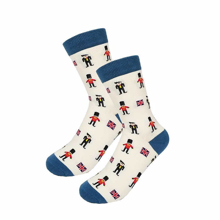Новые модные женские и мужские цветные хлопковые носки с собачкой весенние Повседневные носки для влюбленных пар нейтральные красные носки с лисой