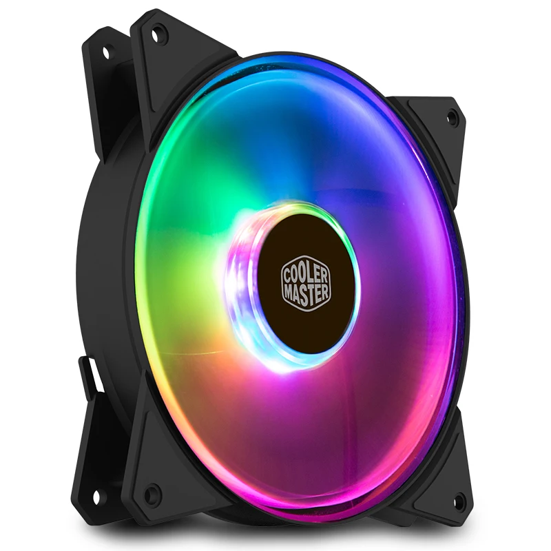 Cooler Master MF140 ARGB 14 см RGB чехол для компьютера PC охлаждающий вентилятор для процессора кулер радиатор водяного охлаждения 140 мм ШИМ тихий вентилятор