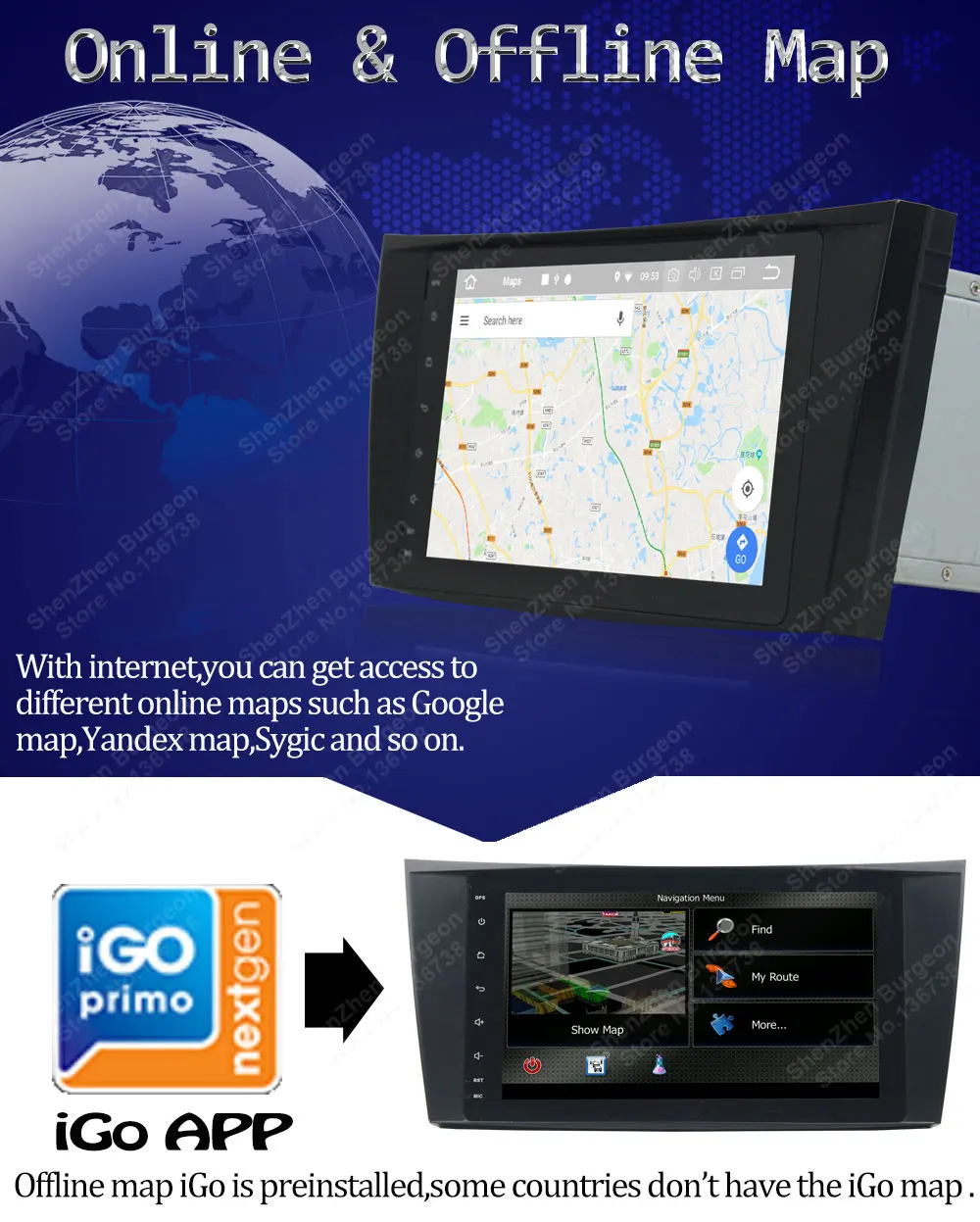 Discount Octa Core Android 8.0/Quad Core Android 8.1 For Mercedes Benz W211 W463 W219 W209 E200 E220 E240 E270 E280 E320 E350 E400 E420 16 Discount Octa Core Android 8.0/Quad Core Android 8.1 For Mercedes Benz W211 W463 W219 W209 E200 E220 E240 E270 E280 E320 E350 E400 E420 16