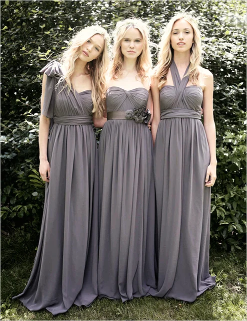Custom Size 2017 New Variety To Wear Convertible Dress Long Custom Size 2017 New Variety To Wear Convertible Dress Long Bridesmaid Dresses Multicolor Wedding