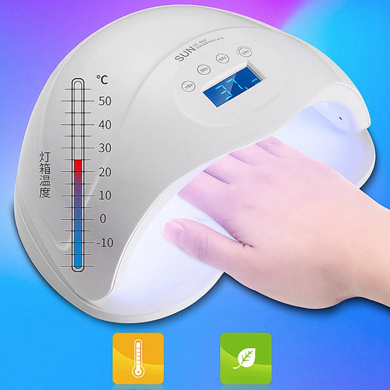 

24LEDs UV Light Nail Dryer Nail Dryer for All Gels with Button LCD Display Lamp for Nail Dryer 48W UV LED Nail Lamp