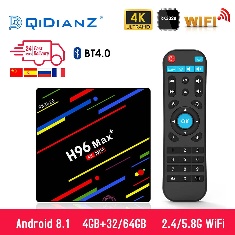 5 шт. TX6 Smart tv BOX Android 9,0 четырехъядерный ARM Cortex-A53 USB3.0 4G+ 64G 2,4G/5G двойной wifi BT4.1 4K Neftflix Google телеприставка