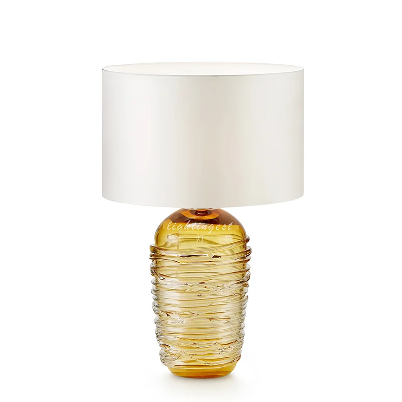 

LED Modern Table Lamps for Bedroom Living Room Honey Gold Design Creative Home Decoration Novelty Lamps Indoor Lighting Fixtures