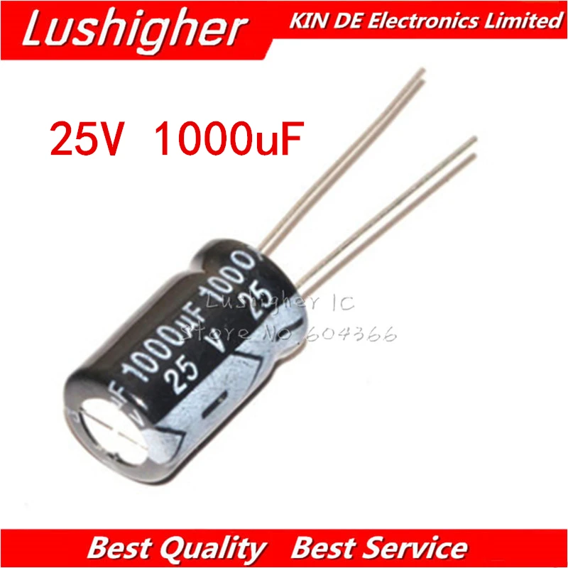 20PCS 25V1000UF 10*17mm 2.2UF-1000UF 25V 680UF 400V 4.7UF 2.2uf 50V 330UF 47UF 470UF Aluminum Electrolytic Capacitor DIP