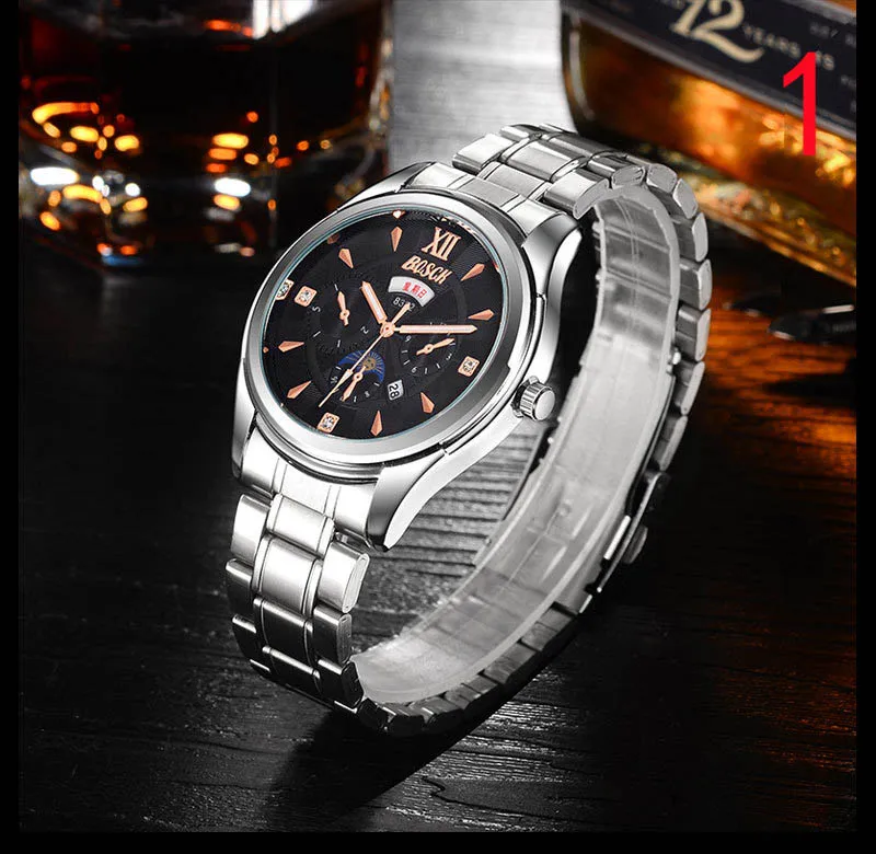 

zou's Genuine men's watch waterproof automatic mechanical watch men's watch steel with luminous fashion men's tide 2018 new