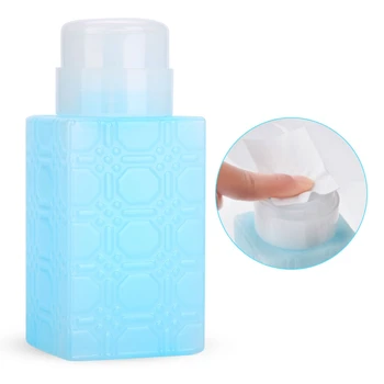 

Portable Refillable Push Down Empty Pump Dispenser Bottle Nail Art Polish Makeup Remover Lotion Container Makeup Containers