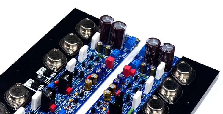 Class AB amplifier board 300W+300W KRELL FKSA50 ON MJ15024 / 15025 Power tube + MJE15033/ 15032 Push tube Pure After level