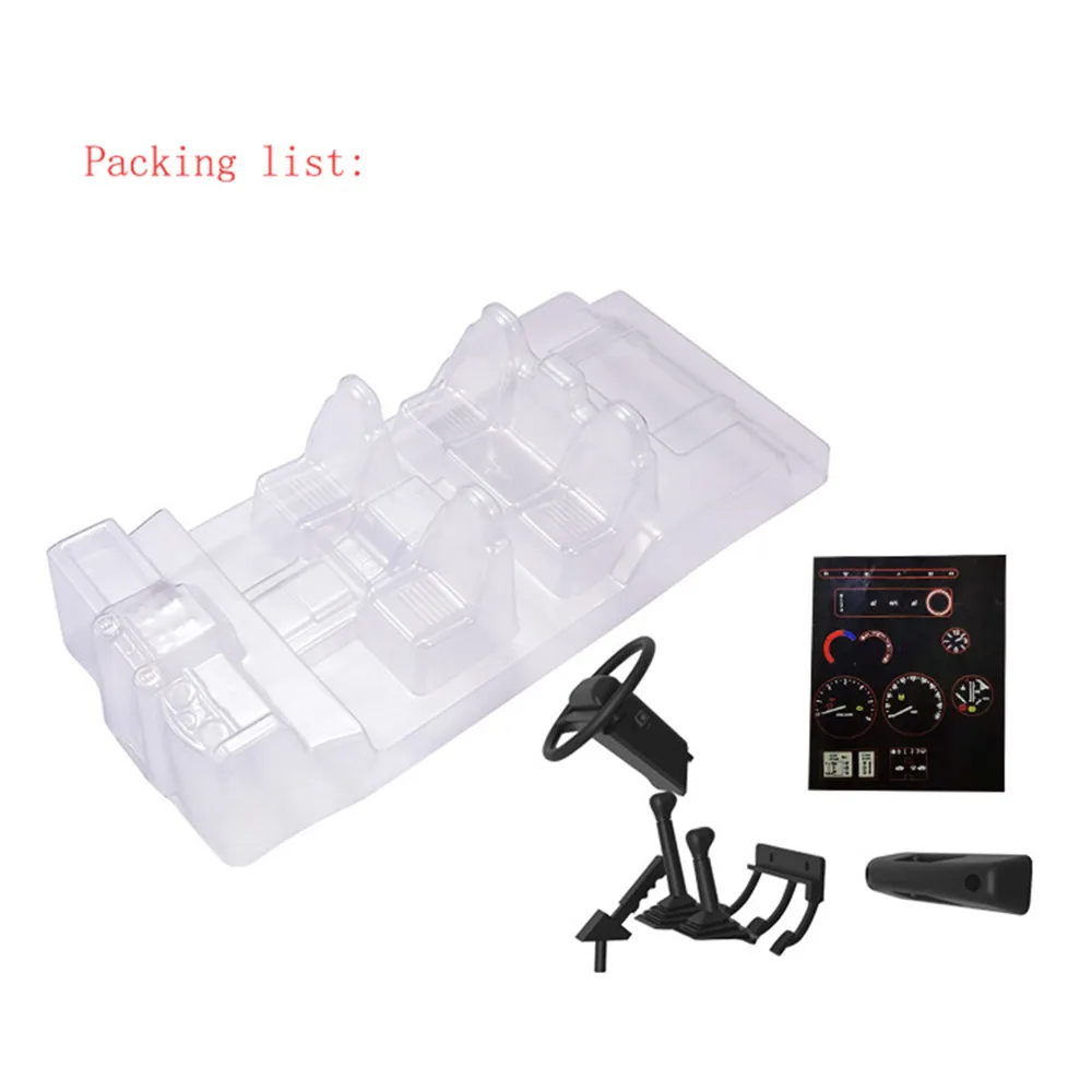 

Replacement Simulation Interior Climbing Car Transparent Case Interior Decoration for TRAXXAS TRX4 Defender D110 RC Car Parts