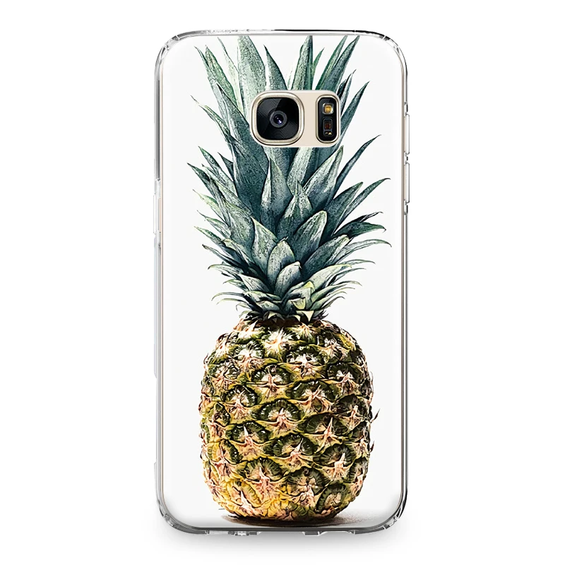 Для Samsung Galaxy S5 S6 S7 Edge S8 S9 S10 Plus S10e Grand Prime Note 4 5 8 9 задняя крышка тропические фрукты