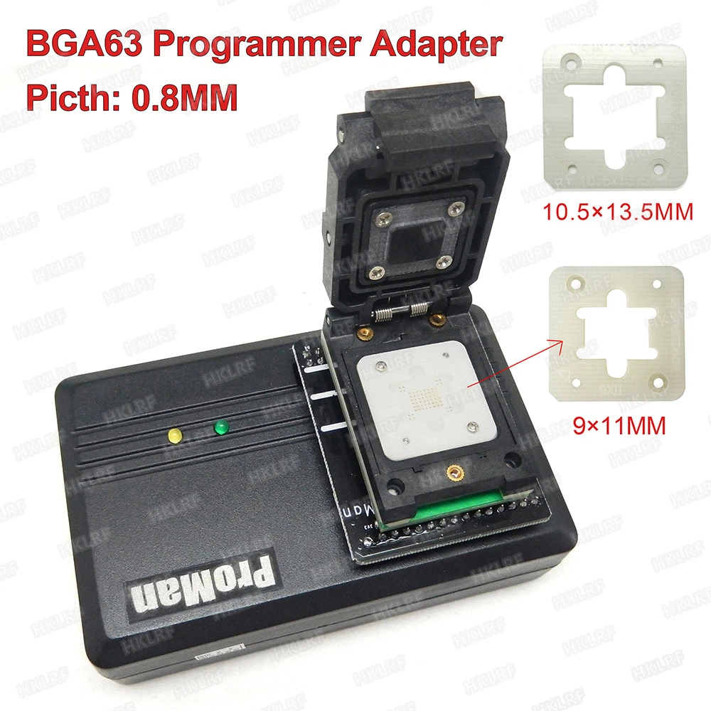 Bga63 Ic Programmer Adapter Bga63 To Dip48 Ic Test 0 8mm Socket 9x 11mm For Nand Proman Tl86 Plus 10 5x13 5mm Matrix Ic Socket Adapter Programmeradapter Ic Aliexpress