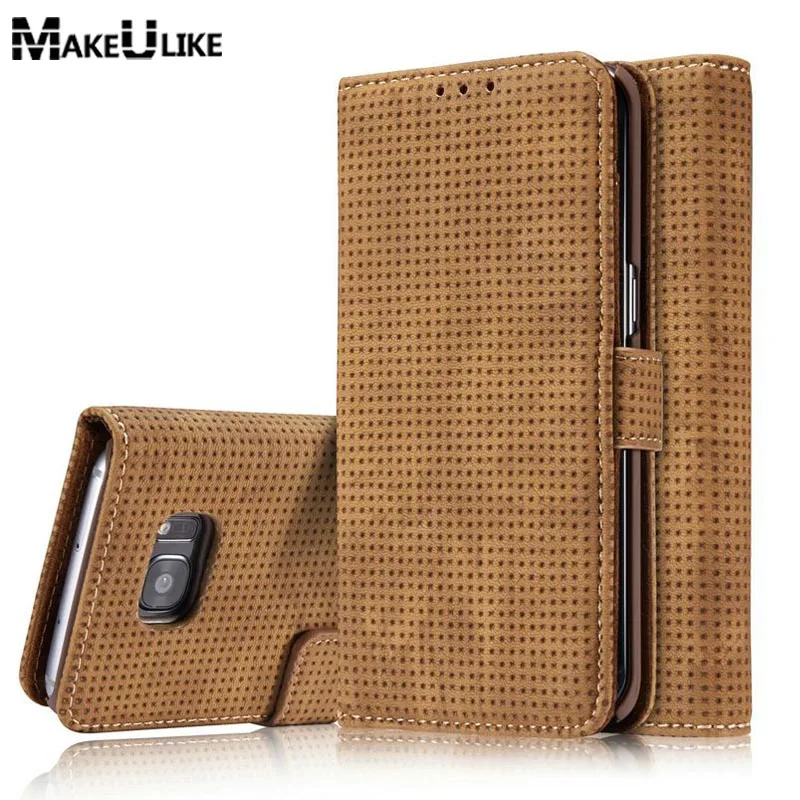 

New Style Wallet Cases For Samsung Galaxy S7/ S7 Edge Flip Cover Retro PU Leather Phone Bag Case For Samsung S7/ S7Edge Pouch