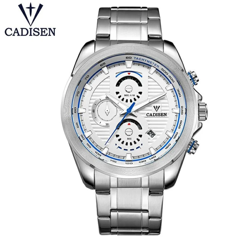 

2017Sport Mens watches top brand luxury chronograph Quartz stop Watch men clock steel relogio masculino saat reloj hombre montre