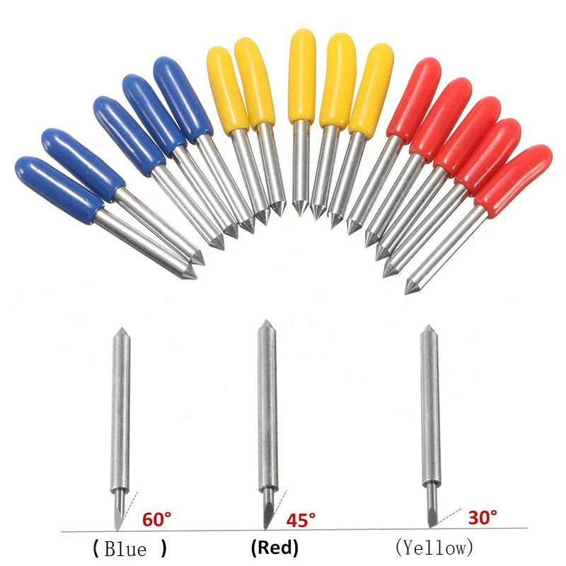 

50pcs 30 45 60 Degree Roland Blades for Cutter Plotter Cutting Vinyl Cricut Offset