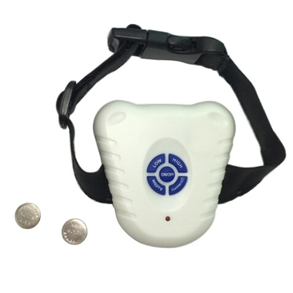 Smart Ultrasonic Dog Repeller Adjustable Stop Barking Training Collar