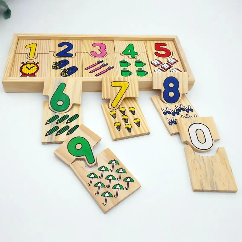 23*9*2cm Montessori Game Childhood Teaching Logarithmic Matching Calculation Digital Mathematical Learning Educational Toys