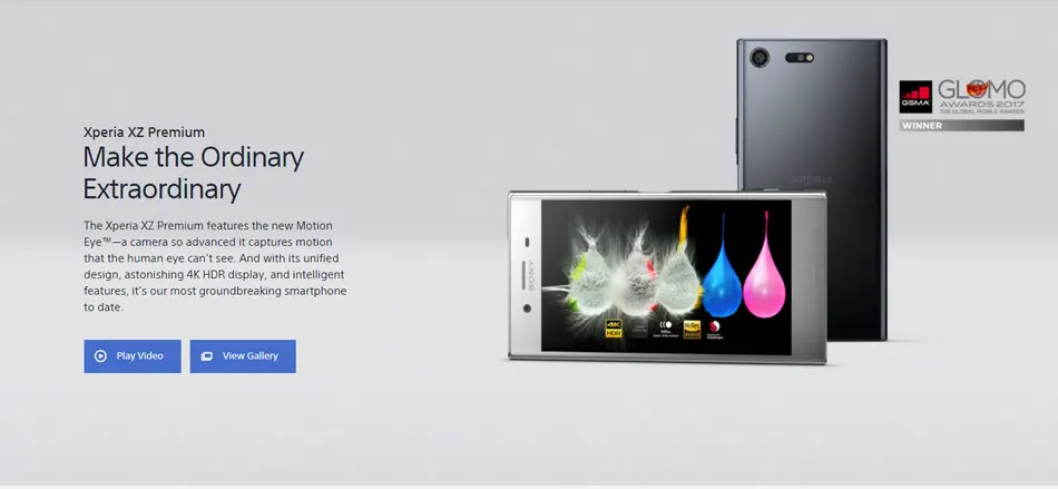 Мобильный телефон sony Xperia XZ Premium G8142, 5,46 дюймов, 4 Гб ОЗУ, 64 Гб ПЗУ, Android, МП, отпечаток пальца, две sim-карты, смартфон