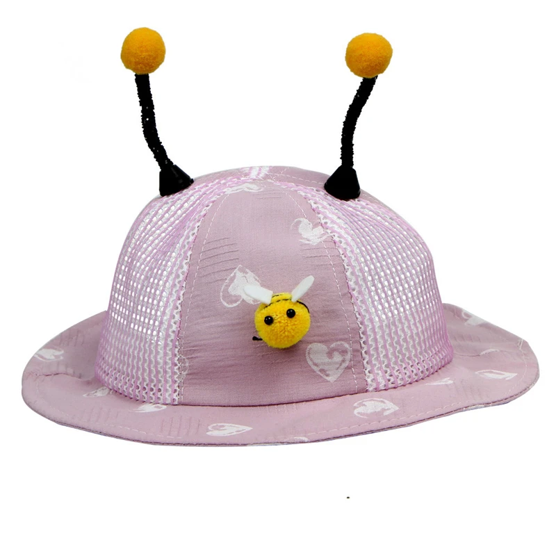 2019 Baby Hats And Caps Cute Bee Ears Spring And Summer Baby Hat Bucket Unisex Kids Sun Hat Cap Girls Baby Hat Newborn V15# (4)