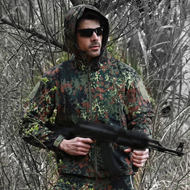 

MASCUBE Jungle V5.0 Military Tactical Men Jackets Shark Skin Softshell Waterproof Windproof Men Windbreaker Jacket Coats