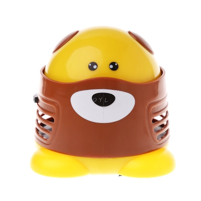 

Cute Mini Dog Cartoon Vacuum Desk Table Dust Cleaner Sweeper Corner Home Office
