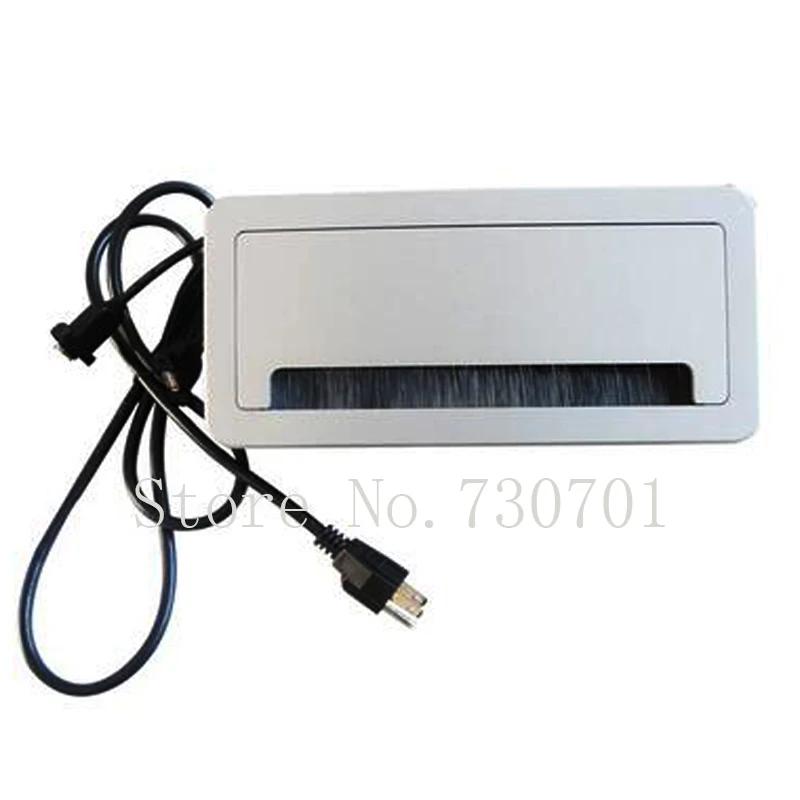 

US Plug Brush clamshell aluminum alloy meeting socket box