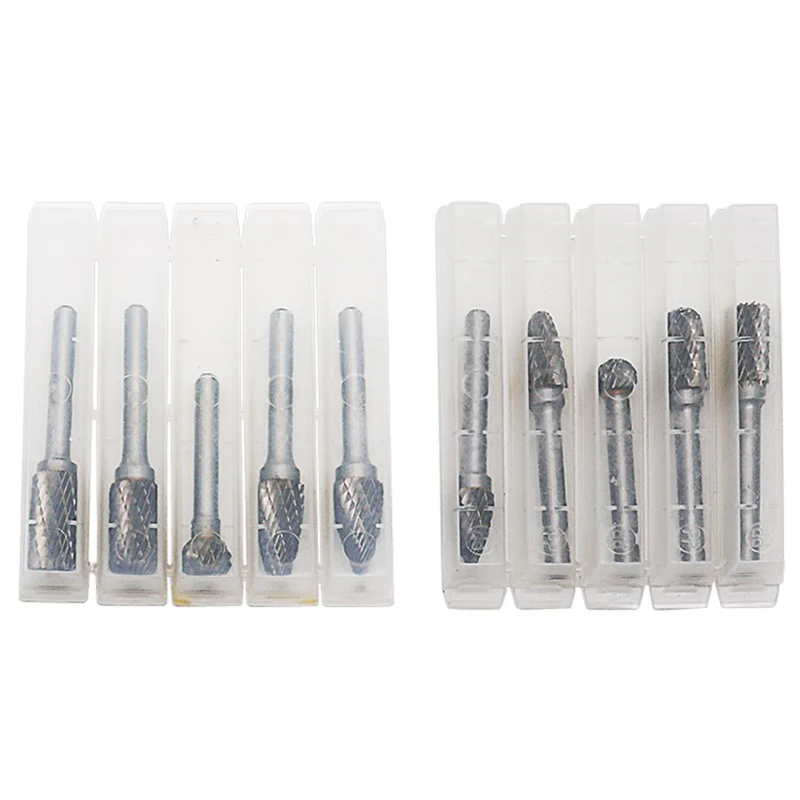 6x10 6x12mm Carbide Tungsten Steel Grinding Rotary Boring Cutter 5Pcs/Set Woodworking Wood Carving Knife For Woodwork Tools 6x10 6x12mm Carbide Tungsten Steel Grinding Rotary Boring Cutter 5Pcs/Set Woodworking Wood Carving Knife For Woodwork Tools