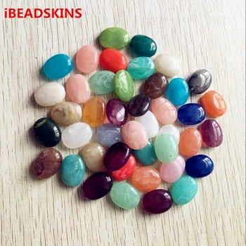 

(choose color) 19X15mm 300pcs/lot Acrylic marble effect Oval flat (As shown) beads for DIY beads Jewelry making