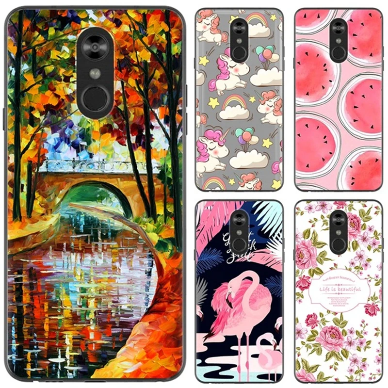 Phone Case For LG Stylo 4 6.2-inch Fashion Design Art Painted TPU Soft Cute Back Fitted Cover Shell Stylo4 |