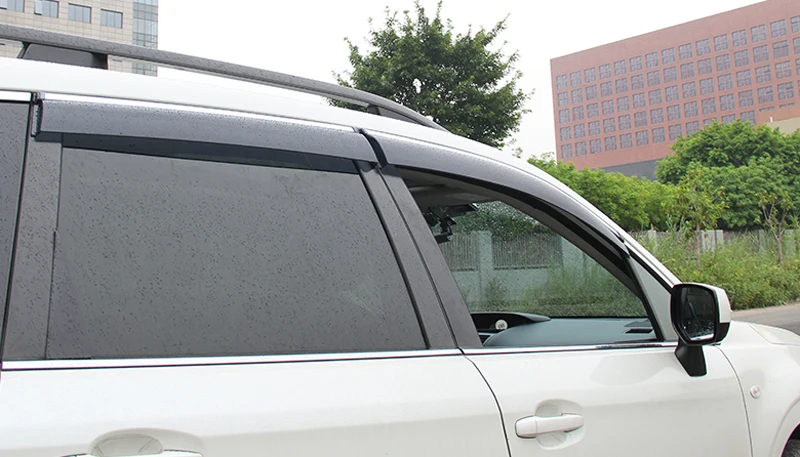 4 шт. наружная Боковая дверь окно вентиляционные шторы дефлектор защита отделка для Subaru Forester