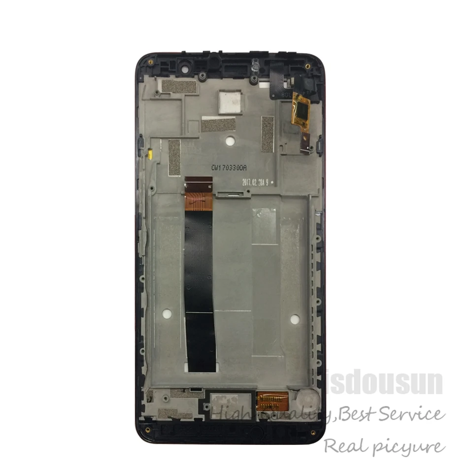 For Alcatel A3 XL LCD Assembly with frame bw 180+205 (6)
