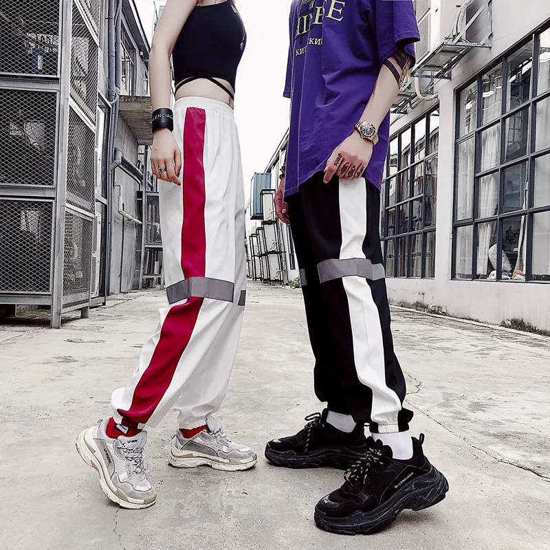 

2018 hot hiphop women pants stretch waist loose pants