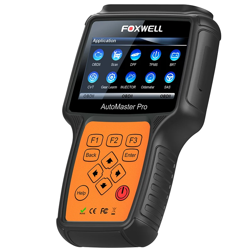 Foxwell NT644 PRO OBD2 автомобильной сканера двигателя передачи ABS SRS TPS CVT EPB OilReset БРТ DPF OBD 2