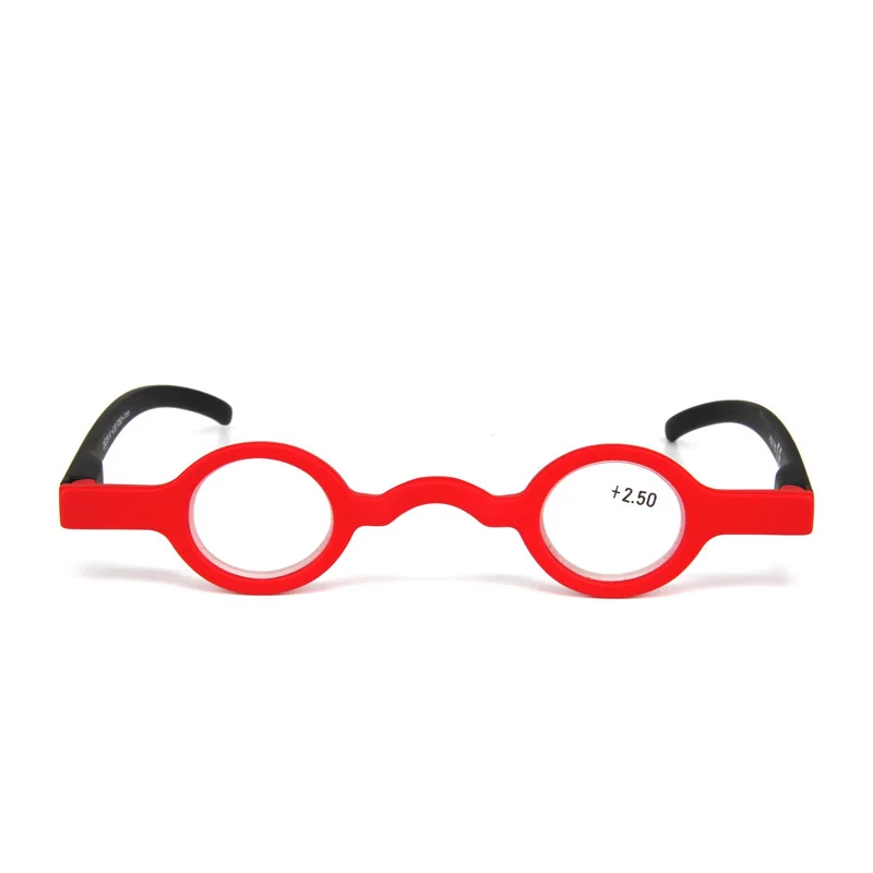 UVLAIK, мини дизайн, очки для чтения, для мужчин и женщин, винтажные круглые маленькие очки, черная красная оправа, очки по рецепту с диоптриями