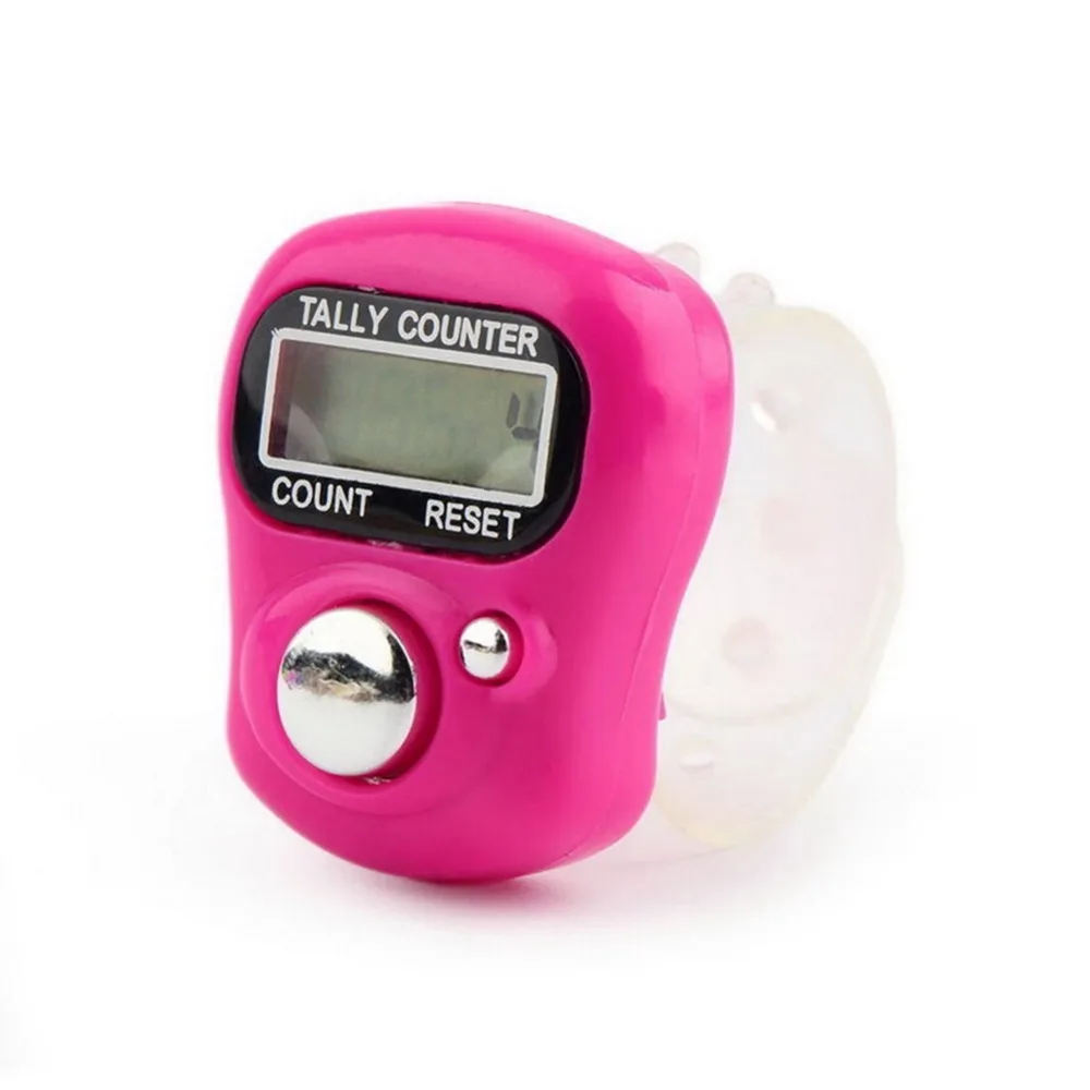 Stitch Marker Row Counter Finger LED Electronic Hand Ring Digit Tally Counter