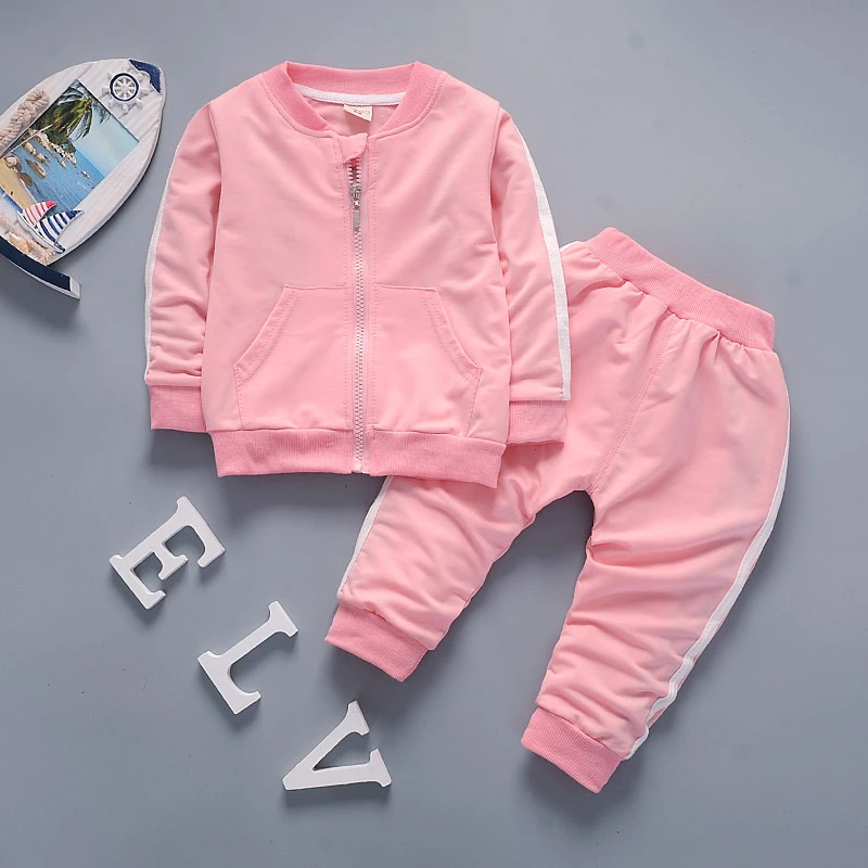 de ropa de algodón para niños para bebés otoño 2018 primavera otoño pantalones de manga larga deportiva para niños|set de ropa| -